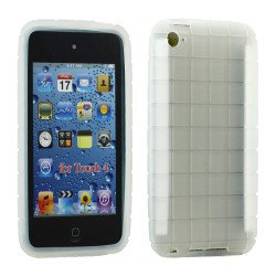 iPod Touch 4 Cube Silicon Soft Case (Cube White)